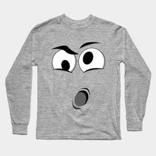 Funny Face Oh Long Sleeve T-Shirt